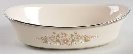 Fresh Meadow 8" Oval Vegetable Bowl