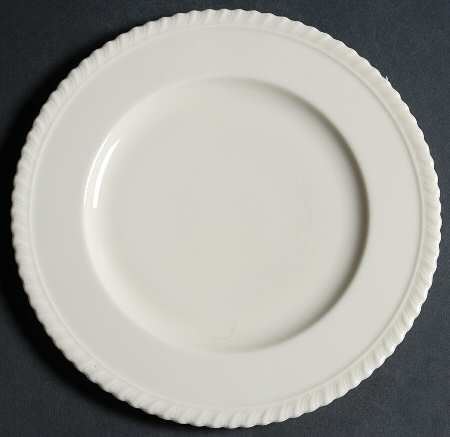 Gadroon Off White Luncheon Plate