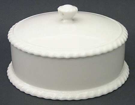 Gadroon Off White Candy Box & Lid