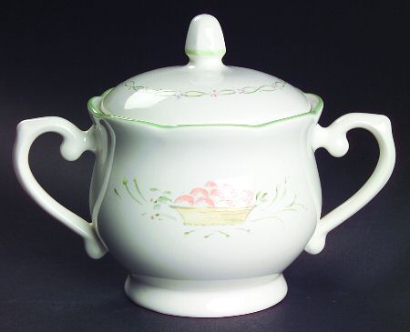 Garden Gate Sugar Bowl & Lid