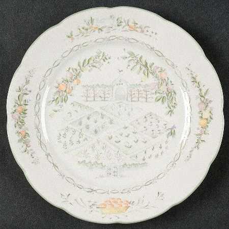 Garden Gate Bread & Butter Plate