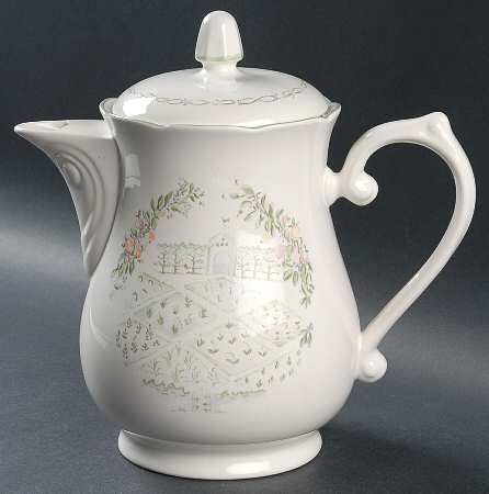Garden Gate Coffee Pot & Lid