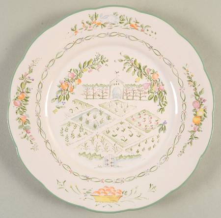 Garden Gate Salad Plate