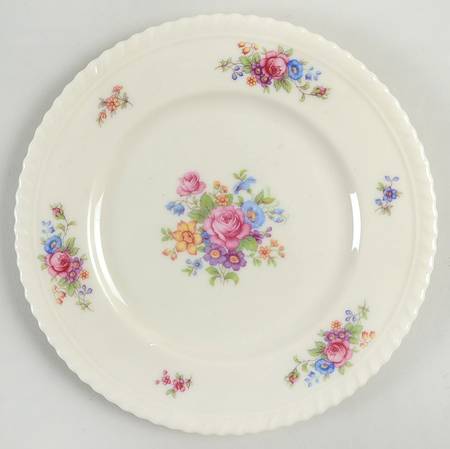 Gadroon Rose Salad Plate