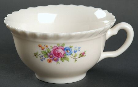 Gadroon Rose Flat Cup