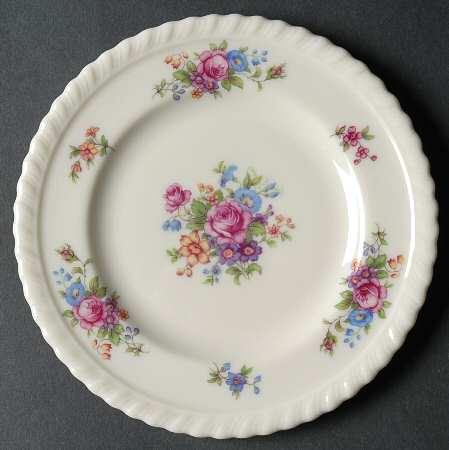 Gadroon Rose Bread & Butter Plate