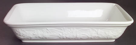 Garden Vines 12" Rectangular Baker