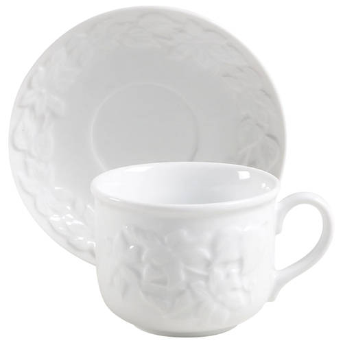 Garden Vines Flat Cup & Saucer Set
