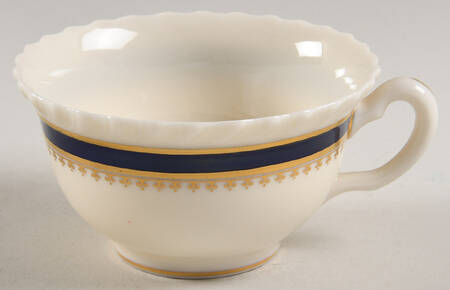 Georgian Blue Flat Cup