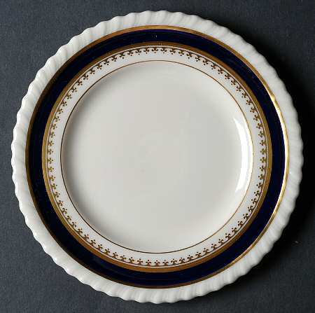 Georgian Blue Bread & Butter Plate
