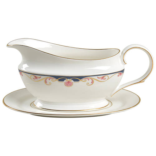 Georgian Shell Gravy Boat & Underplate