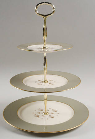 Glendale 13 7/8"-14 1/4" 3-Tiered Serving Tray(DP,SP,BB) HC