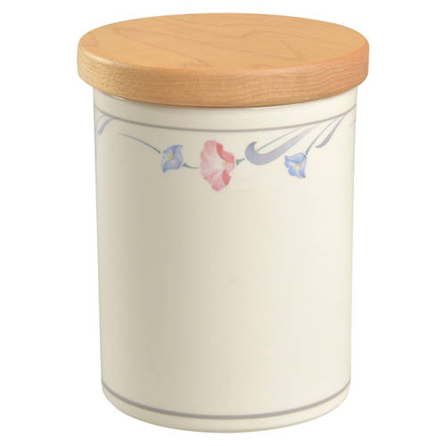 Glories on Grey Small Canister & Lid
