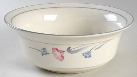 Glories on Grey 8" Round Vegetable