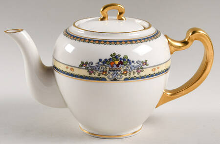 Golden Gate (Gold Trim) Shape 522 Teapot & Lid