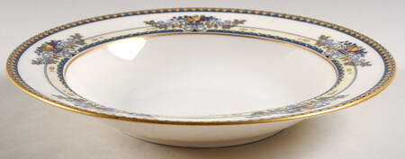 Golden Gate (Gold Trim) Large Rim Soup Bowl