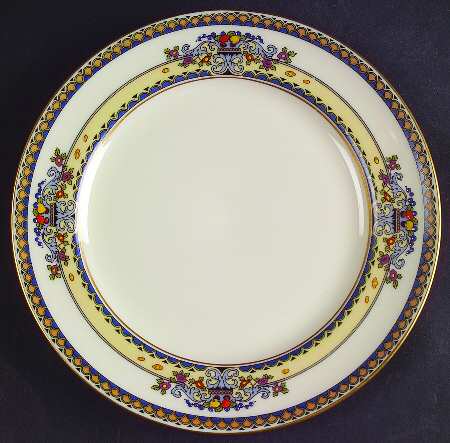 Golden Gate (Gold Trim) Dessert/Pie Plate