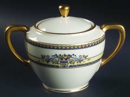 Golden Gate (Gold Trim) Shape 1962 Sugar Bowl & Lid