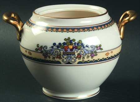 Golden Gate (Gold Trim) Shape 1670 Sugar Bowl No Lid