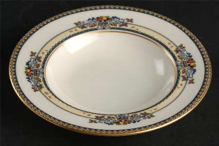 Golden Gate (Gold Trim) Rim Fruit/Dessert (Sauce) Bowl