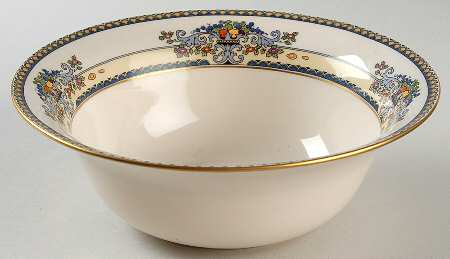 Golden Gate (Gold Trim) 8" Round Vegetable Bowl