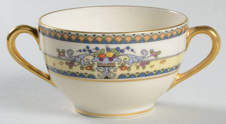 Golden Gate (Gold Trim) Flat Bouillon Cup