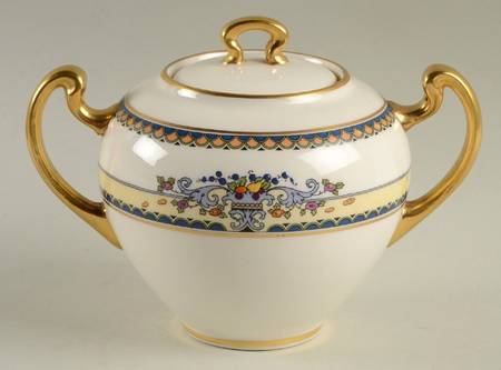 Golden Gate (Gold Trim) Shape 1670 Sugar Bowl & Lid