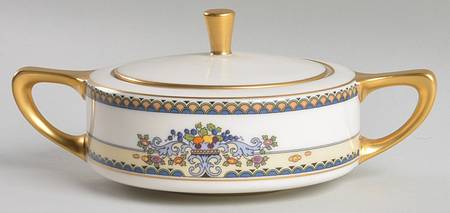 Golden Gate (Gold Trim) Shape 1691 Sugar Bowl & Lid