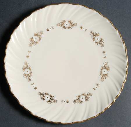 Golden Mood Luncheon Plate