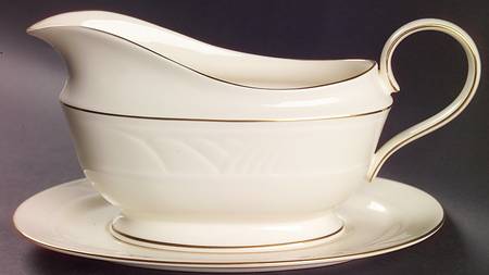 Golden Sand Dune Gravy Boat & Underplate