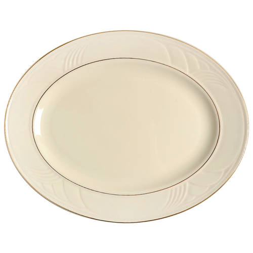 Golden Sand Dune 13" Oval Serving Platter