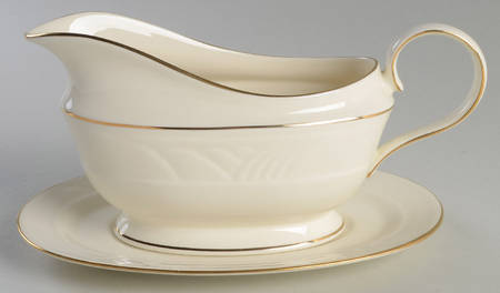 Golden Sand Dune Gravy Boat & Underplate