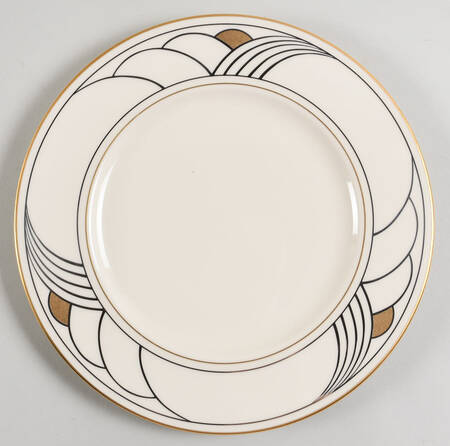 Golden Sand Dune Accent Luncheon Plate