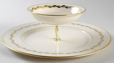Golden Wreath 3 1/4"-3 7/8" Chip & Dip/Veg Set 2 Pce (DP/FR) HC