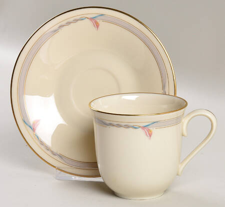 Gramercy Flat Cup & Saucer Set