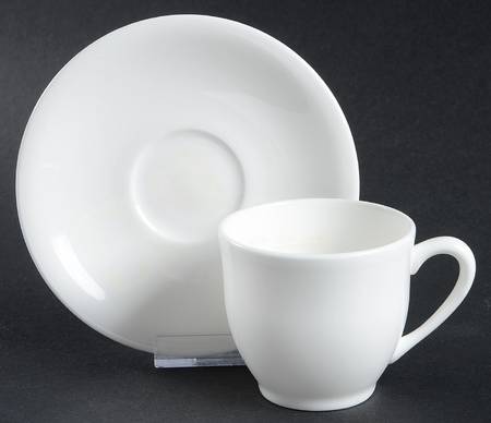 Grace Flat Demitasse Cup & Saucer Set