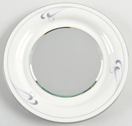 Grey Brushstrokes Mirror-Small (SP) HC