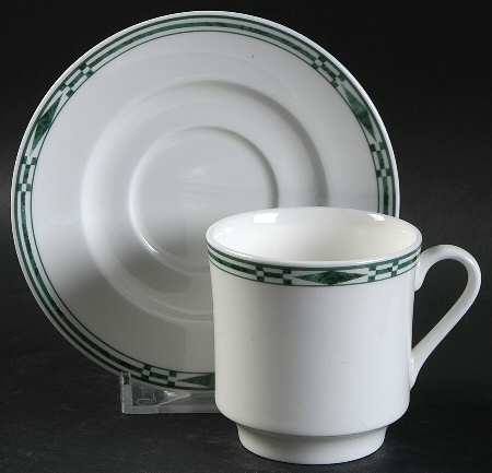 Greenwich Footed Demitasse Cup & Saucer Set