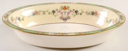 Grenoble Ivory 9" Oval Vegetable Bowl