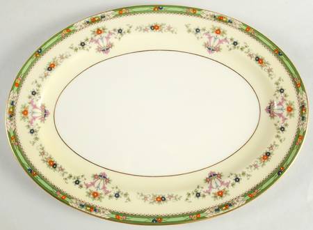 Grenoble Ivory 13" Oval Serving Platter