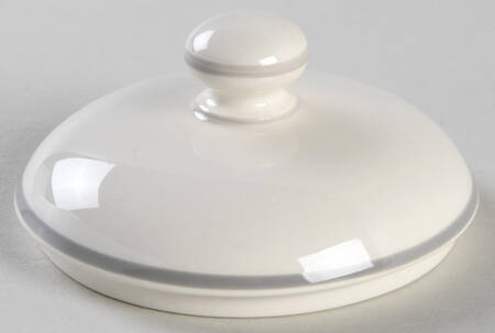 Grey Pinstripes (For the Grey) Lid for Sugar Bowl
