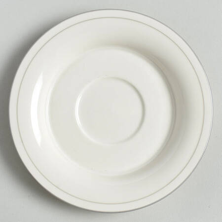 Grey Pinstripes (For the Grey) Saucer