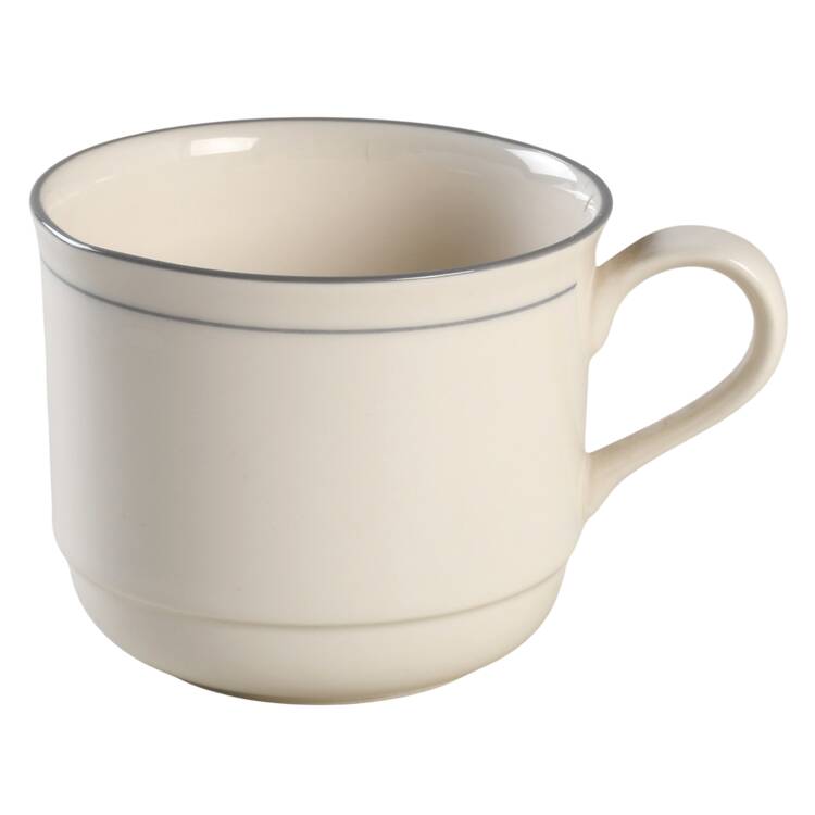 Grey Pinstripes (For the Grey) Flat Cup