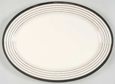 H319 16" Oval Serving Platter