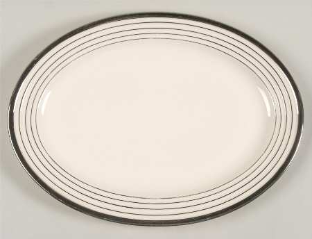 H319 13" Oval Serving Platter