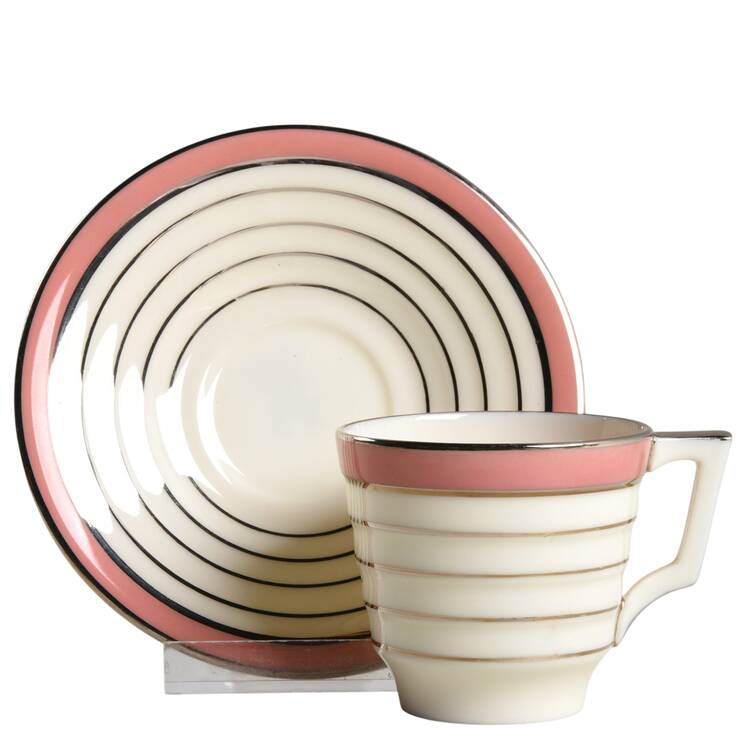 H375 Flat Demitasse Cup & Saucer Set
