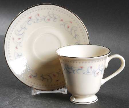 Hadley Footed Demitasse Cup & Saucer Set
