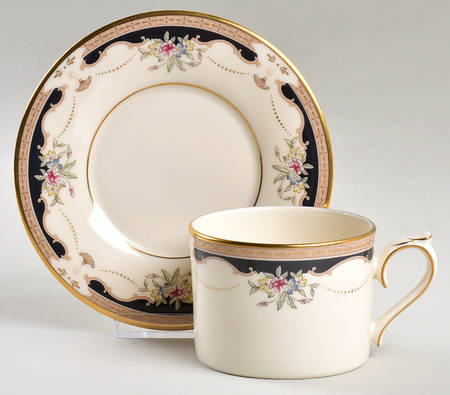 Hartwell House Flat Cup & Saucer Set