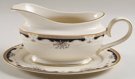 Hartwell House 1999 Shape Gravy Boat & Underplate