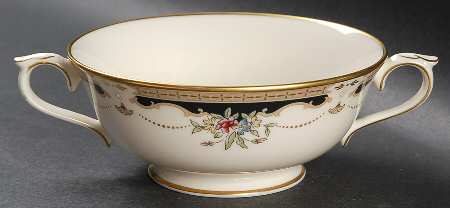 Hartwell House Footed Cream Soup Bowl